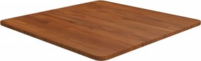 vidaXL világosbarna kezelt tömör tölgyfa négyzet asztallap 60x60x1,5cm