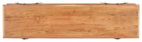 tömör akácfa TV-szekrény 160 x 40 x 50 cm