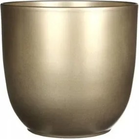 Kerámia kaspó modern sima arany 10cm 1db