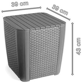 Trenzon Balkony kerti bútor garnitúra luzon asztallal