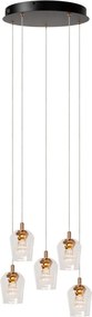 Lucide BERLIANE 00430/21/60 Függőlámpa 5x4w/led 2700k 200lm ip20