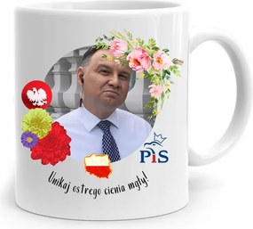 Andrzej Duda Pis Elnök Bögre Éles Ködárnyék fényképes nyomtatással