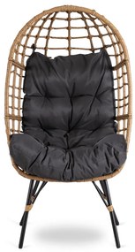 Kerti Pihenőfotel Szürke Színben. MADISON