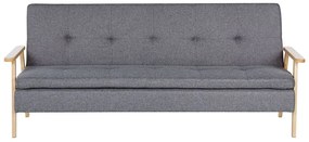 Szürke kárpitozott kanapéágy TJORN Beliani