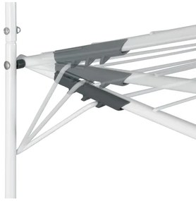 WENKO 63010800 - Ruhaszárító állvány 51x142 cm, fehér/szürke