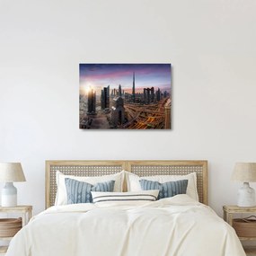 Üveg kép - Dubai panorámája (70x50 cm)