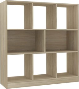 vidaXL sonoma tölgy színű szerelt fa könyvszekrény 97,5x29,5x100 cm