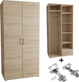 80 cm-es sonoma tölgyfa szekrény csendes ajtóval