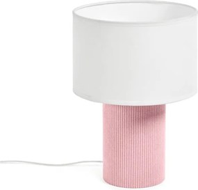 Fehér-világos rózsaszín gyerek éjjelilámpa Bianella – Kave Home