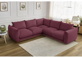 Borvörös sarokkanapé Ernest – Bobochic Paris