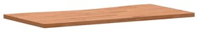 tömör bükkfa íróasztallap 110 x (50-55) x 2,5 cm