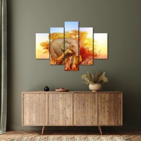 Afrikai állatok képe (150x105 cm)