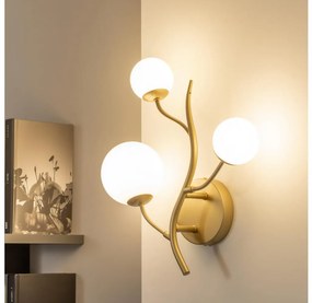 Brilagi - LED Fali lámpa MISTEL 3xG9/3W/230V arany/fehér