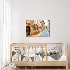 Kép - festői olasz sikátor (70x50 cm)