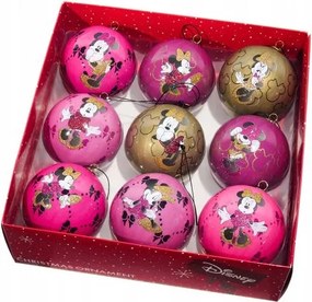 Disney Minnie karácsonyi díszkészlet, 9 részes