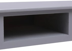 szürke tömör császárfa íróasztal 108 x 45 x 76 cm