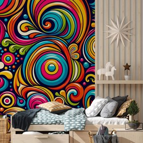 Fotótapéta - Színes spirálok (147x102 cm)