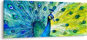 Páva képe (120x50 cm)