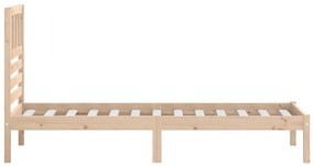tömör fenyőfa ágykeret 75 x 190 cm Small Single