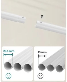 LINEA mobil álló fogas, fehér