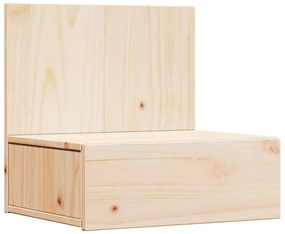 Éjjeli asztal 2 pcs Barna 42 x 32.5 x 40 cm Tömör fenyőfa