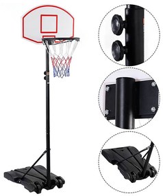 Mobil állítható kosárlabda palánk QS-374