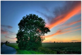 Poszterek 120x80 Lángoló égbolt