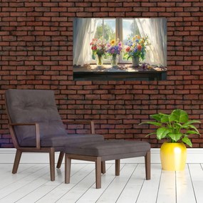 Kép - Csokor az ablaknál (90x60 cm)