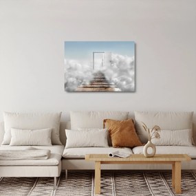 Kép - Ajtó a mennybe (üvegen) (70x50 cm)