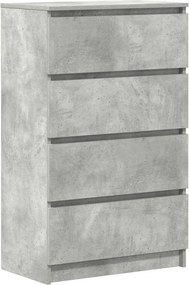 vidaXL betonszürke szerelt fa tálalószekrény 60 x 35 x 98,5 cm
