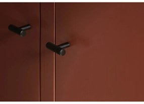 Sárgaréz színű fali fém akasztó szett 2 db-os Rof – Blomus