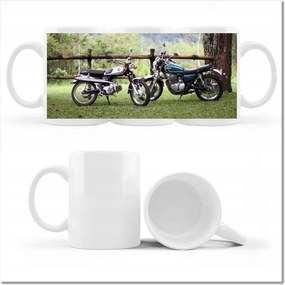 Fényképes bögre Klasszikus motorkerékpár Motor