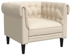 vidaXL vászon Chesterfield kanapé