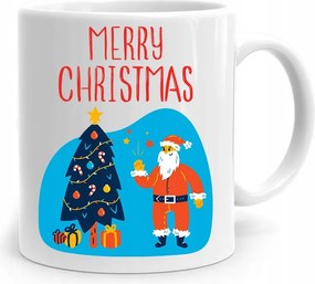 Karácsonyi Bögre Mikulás Ajándék Nyomtatott Fotóval