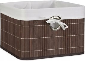 Bambusz kozmetikai tároló kosár, fürdőszobai doboz A371