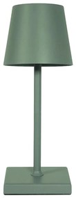 LED Dimmelhető újratölthető érintős asztali lámpa LED/3,5W/5V 5200mAh zöld