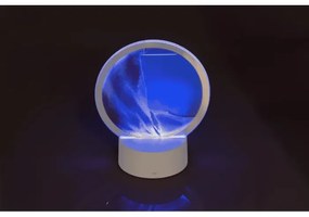 LED mozgó homokkép - kék