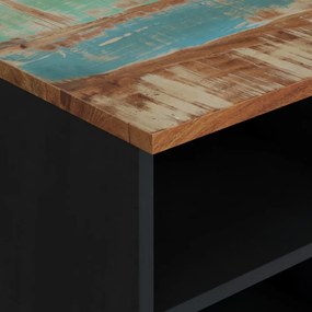 tömör újrahasznosított és szerelt fa TV-szekrény 100x33x46 cm