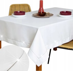 Abrosz Asztalra FehĂ©r sima ezĂŒst 80X140 elegĂĄns KarĂĄcsonyi matt