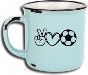 Bögre Kék Retro Vicces Ajándék Apák Napja Foci