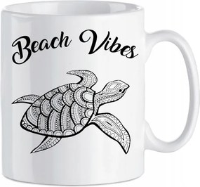 Beach Vibes Teknős mintás bögre 330 ml