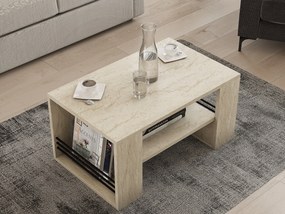 Dohányzóasztal Iris - Travertine