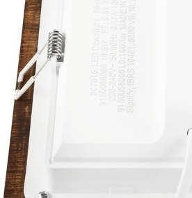 LED mennyezeti lámpa WOODY SPOT LED/17W/230V 3000K cseresznye 18,5x18,5 cm