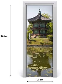 Ajtóposzter öntapadós japán Park 95x205 cm