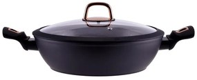 RCK Golden Line tapadásmentes alumínium szeletsütő üvegfedővel 28cm indukciós 10442