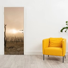 Fotótapéta ajtóra - Csupasz fák (95x205cm)