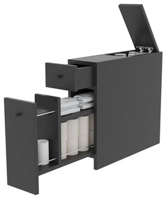 Calencia Anthracite fürdőszoba szekrény