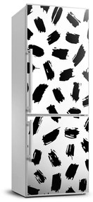 Hűtő matrica Fekete-fehér folt FridgeStick-70x190-f-109188047