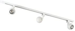 Modern fehér sínrendszer 3 lámpával, 1 fázisú - Gissi