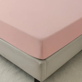 Mikroszálas lepedő MICROVELLE világos rózsaszín 180x200 cm